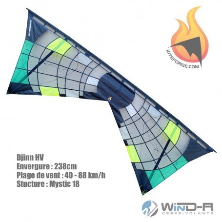 Cerf-volant 4 lignes Djinn - Kite Forge