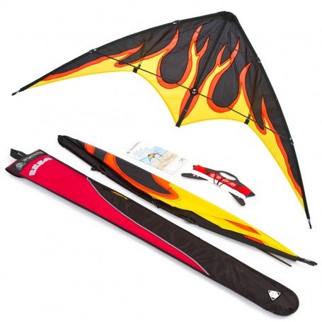 Cerf-volant acrobatique Bebop., HQ kites, initiation, débutant, WinD-R